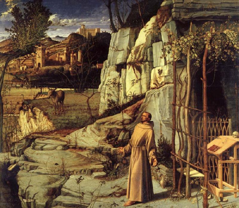 BELLINI, Giovanni St.Francis in the desert